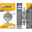 Ver imagem 5 de Kit Registro Regulador Gás 1kg Mangueira 1,2m + Abraçadeira
