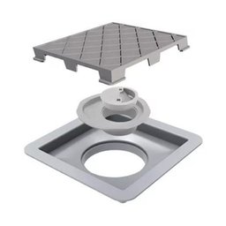 Ralo para Banheiro com Tampa Oculta em PVC Novii 15cm - 1