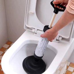 Desentupidor de Vaso Alta Pressao Ar Semi Profissional Manual Sanitario Pia Cano Dreno Bomba Succao - 4