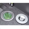 Lixeira de Embutir Redonda Pia Cozinha Aço Escovado 5 Litros Inox - 6