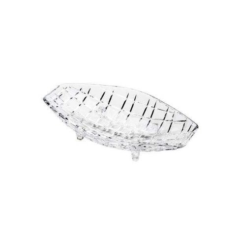 Centro de Mesa Decorativo de Cristal de Chumbo Deli 26x14x5,5cm | Casa Del Grande