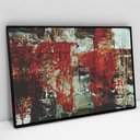 Ver imagem 1 de Quadro Decorativo em Canvas Abstrato Colors - Moldura Preta - 60 x 40cm