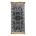 Ver imagem 2 de Tapete Persa Royal Cinza 50x85cm Fio Acetinado - Decoração para Quarto e Sala