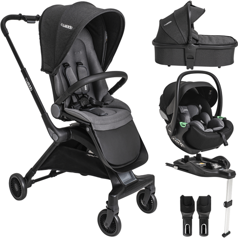 Carrinho de Bebe Kiddo Savvy Moises Bebe Conforto Base Isofix