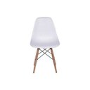 Ver imagem 1 de Cadeira Dkr Eames Polipropileno Base Eiffel Madeira Branca