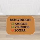 Ver imagem 1 de Tapete de Entrada Estampas Divertidas Antiderrapante Sogra