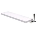 Ver imagem 6 de Prateleira Suporte Embutido 90x25cm Branca - Conceito