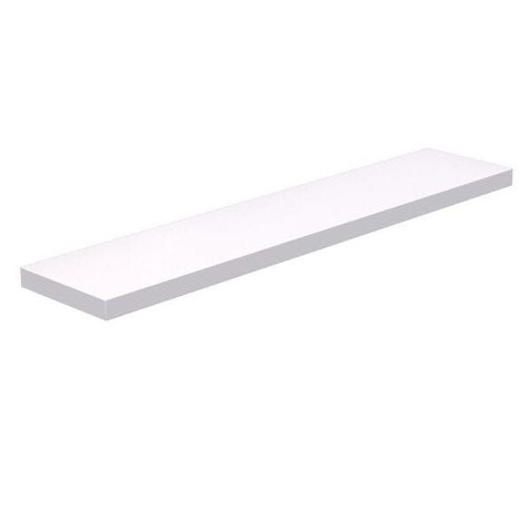 Prateleira Suporte Embutido 120x25cm Branca - Conceito