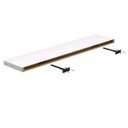 Ver imagem 2 de Prateleira Suporte Embutido 120x25cm Branca - Conceito