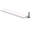 Ver imagem 6 de Prateleira Suporte Embutido 120x25cm Branca - Conceito