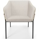 Ver imagem 3 de Kit 2 Cadeiras para Sala de Jantar Estar Living Olívia L02 Linho Cru Couríssimo Fendi - Lyam Decor