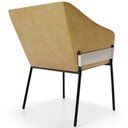 Ver imagem 7 de Kit 2 Cadeiras para Sala de Jantar Estar Living Olívia L02 Linho Cru Couríssimo Fendi - Lyam Decor