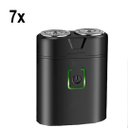 Ver imagem 1 de Kit 7 Aparadores Portáteis Kemei Professional W301 Mini Barbeadores Elétricos À Prova D'água Cor:pre