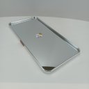 Ver imagem 7 de Bandeja Decorativa de Metal Prata 1x40x20cm Servir Mesa Organizar Café Aparador