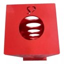 Ver imagem 3 de Porta Capsula Três Corações Vermelho MDF