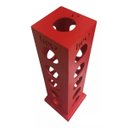 Ver imagem 2 de Porta Capsula Três Corações Vermelho MDF