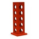 Ver imagem 1 de Porta Capsula Três Corações Vermelho MDF