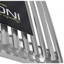 Grelha Inox Parrilla Argentina 40X40cm C/Calha Grilazer - 2