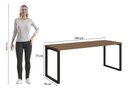 Ver mais imagens de Mesa para Escritório Estilo Industrial 1,90m Pés de Aço Frame F190 Kappesberg - Carvalho/munique