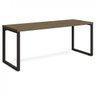 Mesa para Escritório Estilo Industrial 1,90m Pés de Aço Frame F190 Kappesberg - Carvalho Munique - 3