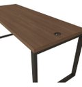 Ver imagem 5 de Mesa para Escritório Estilo Industrial 1,90m Pés de Aço Frame F190 Kappesberg - Carvalho/munique
