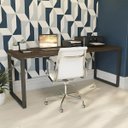 Ver imagem 1 de Mesa para Escritório Estilo Industrial 1,90m Pés de Aço Frame F190 Kappesberg - Carvalho/munique
