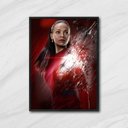 Ver imagem 2 de Quadro Decorativo Star Trek Mulher 34X23Cm - Moldura Branca