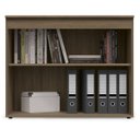 Ver imagem 3 de Armário Organizador para Escritório 91x73cm 2 Portas Baixas Frame F206 Kappesberg - Carvalho Munique