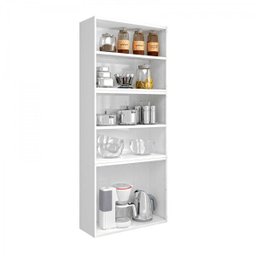 Paneleiro Itatiaia 70cm com Vidro em Aço Branco 6 Portas Luce - 3