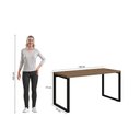 Ver imagem 6 de Mesa para Escritorio Estilo Industrial Mesa Computador 1,50m Pes de Aco F150 - Kappesberg