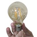 Ver imagem 5 de Lampada Led Multifilamento Retro Kit 3 Uni Decorativo Iluminaçao 30w Sala Quarto Casa Garagem Cozinh