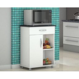 Fruteira Armário Suporte Bebedouro Gaveta Cozinha Chão Preto - 2