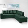 Sofá de Canto com Chaise Roma Verde A90 - 2
