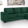 Sofá de Canto 4 Lugares Almofádado Turim Verde A90 - 3