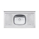 Ver imagem 1 de Pia Inox para Cozinha Tramontina Standard 105cmx52,5cmx12cm sem Válvula