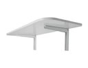 Ver imagem 1 de Mesa Dobrável com Suporte 100x50 Branca Multivisão