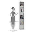 Ver imagem 3 de Kit 3 Estantes Livreiro 4 Prateleiras Janaína Castanho - AJL Móveis
