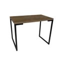 Ver imagem 3 de Mesa para Computador Escrivaninha Porto 90cm Castanho - Fit Mobel