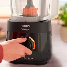 Multiprocessador de Alimentos Philips Walita Ri7300 Powerchop 600w Preto - 2