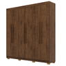 Guarda Roupa Casal 6 Portas Elegance Imbuia sem Espelho Móveis Vila Rica - 2