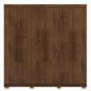 Ver imagem 1 de Guarda Roupa Casal 6 Portas Elegance Imbuia sem Espelho Móveis Vila Rica