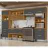 Cozinha 4 Peças Ripado 2 Paneleiros Princesa 100% Mdf Nesher - 1