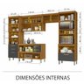 Cozinha 4 Peças Ripado 2 Paneleiros Princesa 100% Mdf Nesher - 9