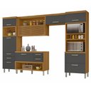 Ver mais imagens de Cozinha 4 Peças Ripado 2 Paneleiros Princesa 100% Mdf Nesher