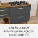 Ver imagem 6 de Cozinha 4 Peças Ripado 2 Paneleiros Princesa 100% Mdf Nesher