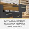 Cozinha 4 Peças Ripado 2 Paneleiros Princesa 100% Mdf Nesher - 4