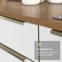 Ver imagem 7 de Armário de Cozinha Completa 280 Cm Rustic/branco Veludo Lux Madesa 02