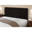 Ver imagem 2 de Cabeceira Cama Box Casal 140cm Cristal Suede Chocolate - JS Móveis