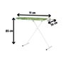 Tábua de Passar Roupa Dobravel Compacta Portátil Prática - 7