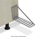 Ver imagem 5 de Cabeceira Solteiro Greta 90 cm Corino Branco - D'Monegatto